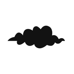 Cloud silhouette 22 PNG Design Transparent PNG