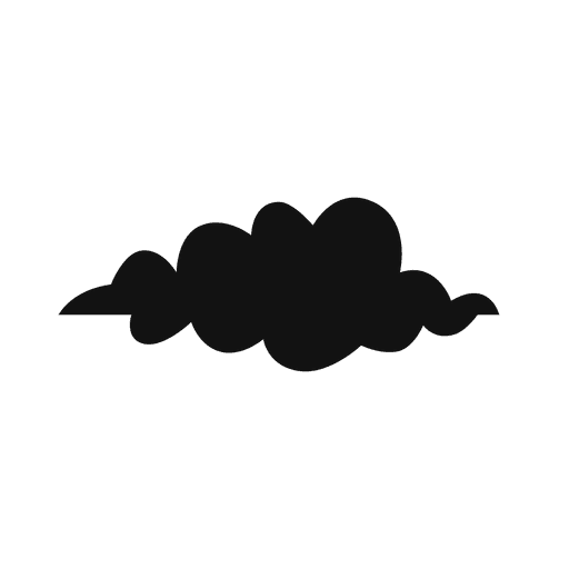 Cloud silhouette 22 PNG Design
