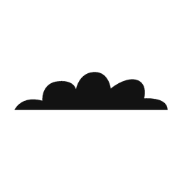 Cloud silhouette 27 PNG Design