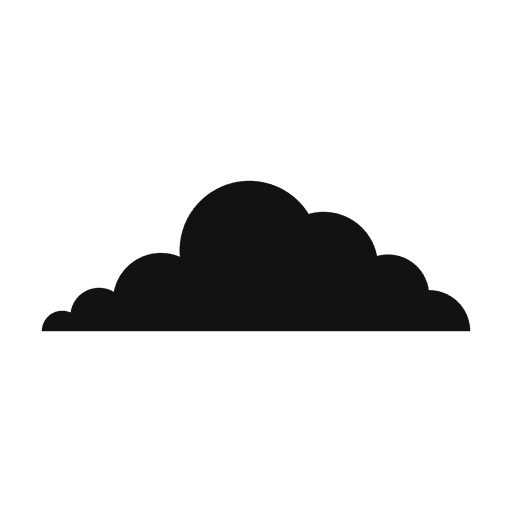 Cloud silhouette 32 - Transparent PNG & SVG vector file
