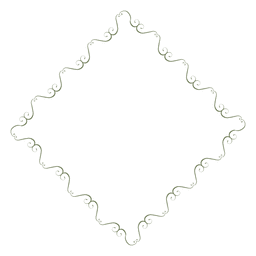 Moldura de diamante 06 Desenho PNG