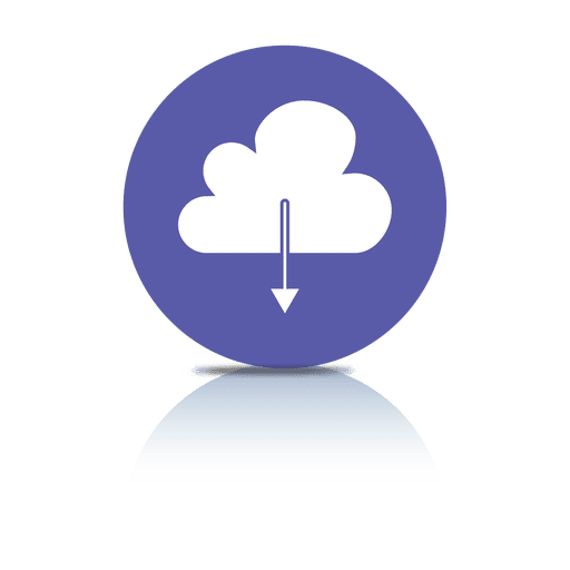 Descargar icono de sombra de nube Diseño PNG