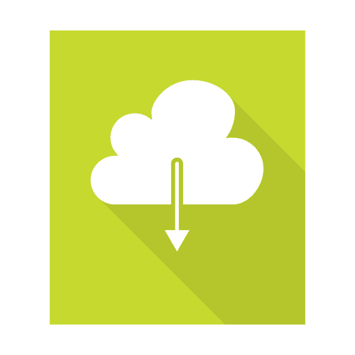Downloaden Sie Wolkenzeichen mit Hintergrund PNG-Design