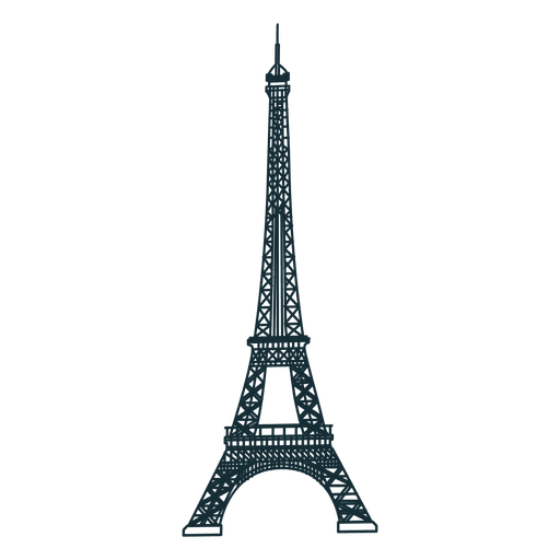 Desenho de Torre Eiffel
