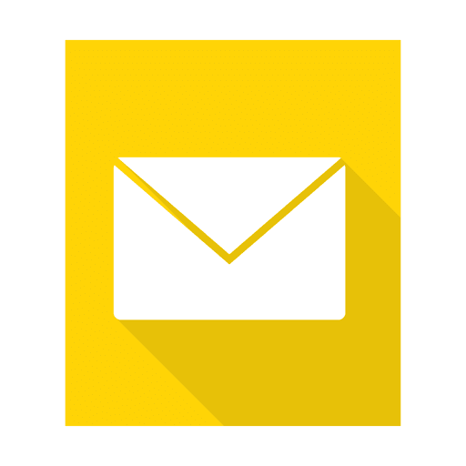 E-Mail-Zeichen mit Hintergrund PNG-Design