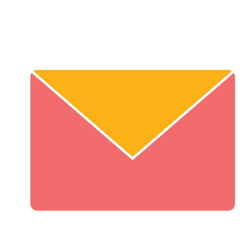 Umschlag flaches Symbol PNG-Design