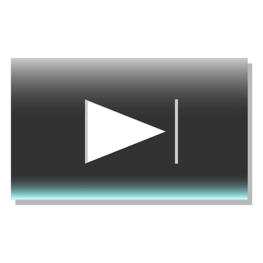 Icono de rectángulo de botón de avance rápido 02 Diseño PNG