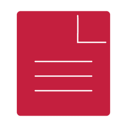 File flat icon silhouette PNG Design