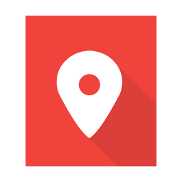 Geolokalisierungszeichen mit Hintergrund PNG-Design