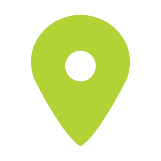 Silhueta de ícone plana de localizador Transparent PNG
