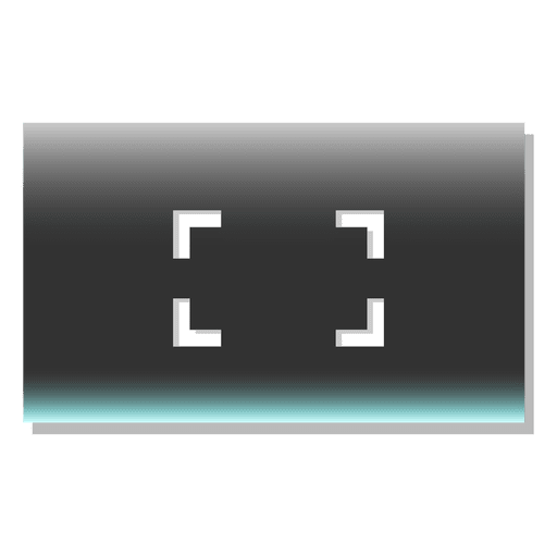 Maximizar el icono del rectángulo del botón de la ventana Diseño PNG