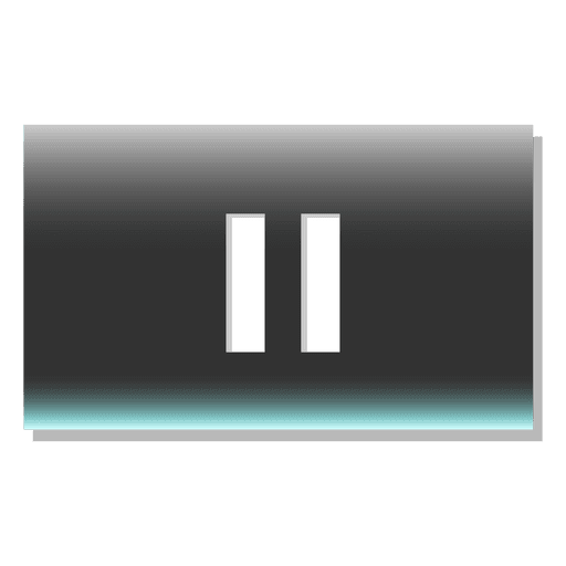 Pause button rectangle icon