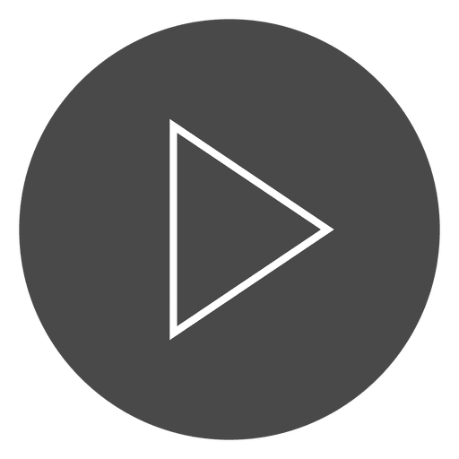 Play button circle icon PNG Design