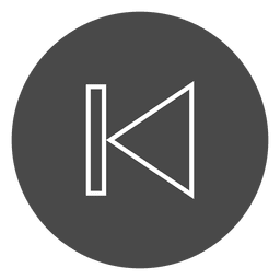 Rewind button circle icon PNG Design Transparent PNG