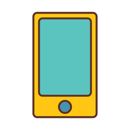 Schlaganfall Smartphone Zeichen PNG-Design