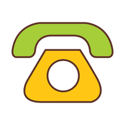 Stroke Telephone Sign PNG & SVG Design For T-Shirts