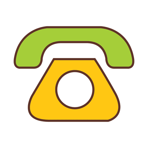 Strich Telefonschild PNG-Design