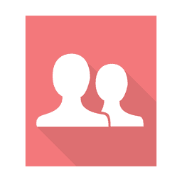 User interaction sign with background PNG Design