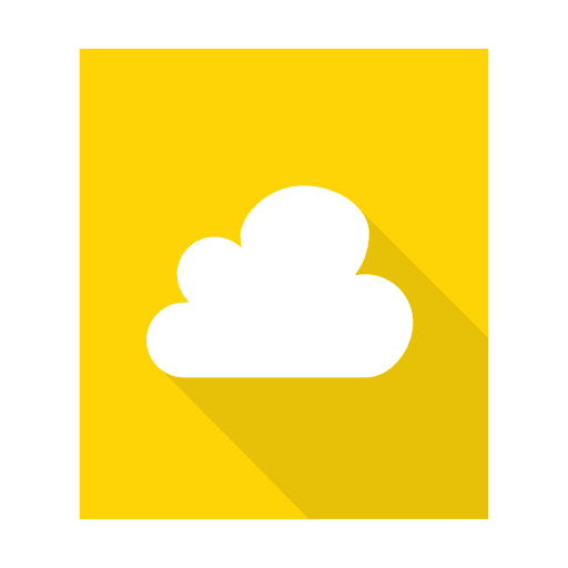 Web cloud sign with background