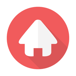 Sinal de casa em casa plana Desenho PNG