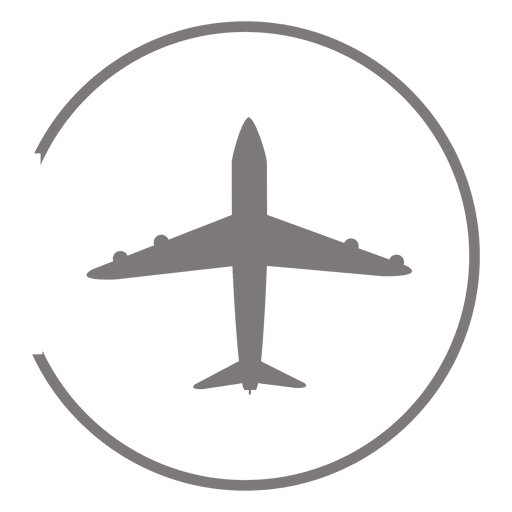 Flugzeugkreissymbol PNG-Design