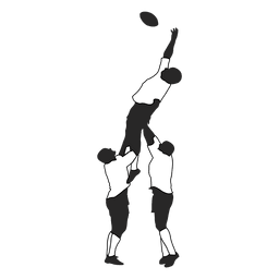 American football player catching PNG Design Transparent PNG