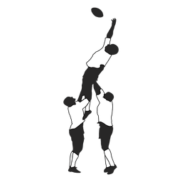 Jugador de fútbol americano captura Diseño PNG