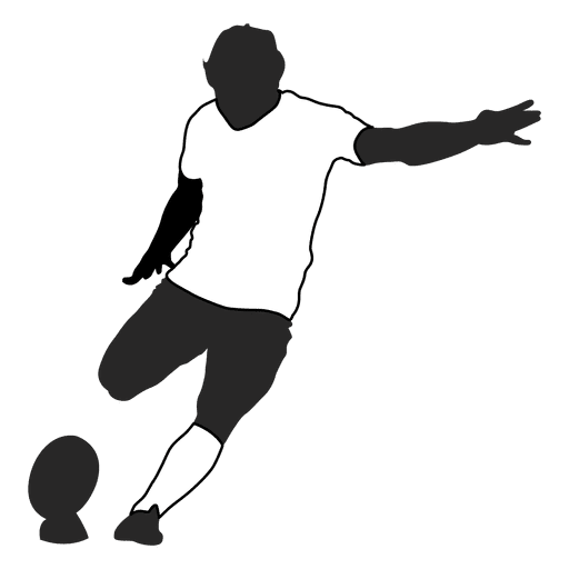 Jogador de futebol americano chutando 1 Desenho PNG