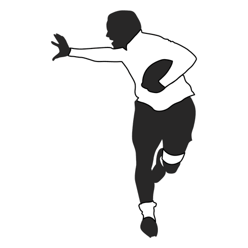 American football player running 1  Transparent PNG & SVG vector file