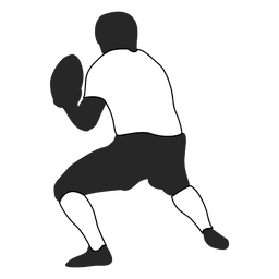 Lançamento de jogador de futebol americano Desenho PNG