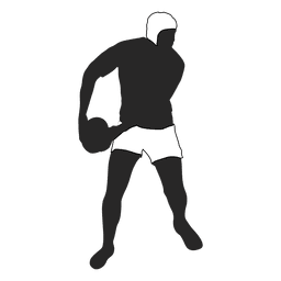 American football player throwing 1 PNG Design