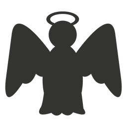 Download Female angel side view silhouette - Transparent PNG & SVG vector