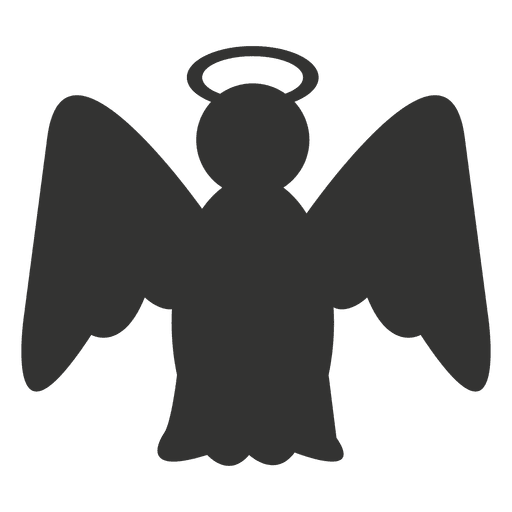 Angel icon silhouette PNG Design