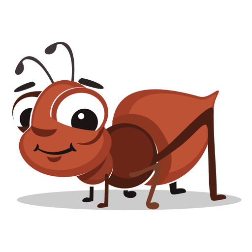 Diseño PNG Y SVG De Dibujos Animados De Hormigas Para Camisetas