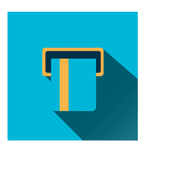 Atm card square icon PNG Design