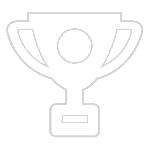 Award trophy icon PNG Design