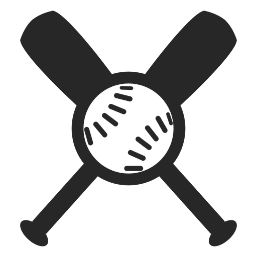 Baseball bats vector logo PNG Design