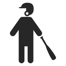 Baseball batter PNG Design