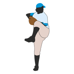 Jugador de béisbol lanzamiento Diseño PNG