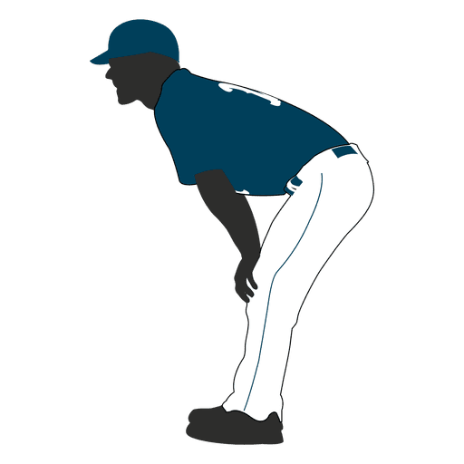 Jugador de béisbol silueta 1 Descargar PNG/SVG transparente