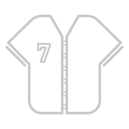 Baseball Jersey Icon PNG & SVG Design For T-Shirts