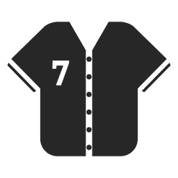 Baseball Jersey Silhouette PNG & SVG Design For T-Shirts