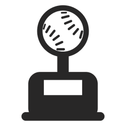 Baseball trophy PNG Design