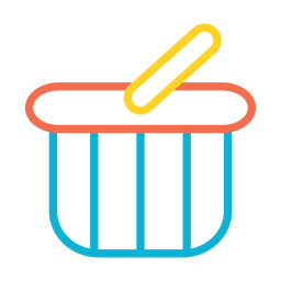 Basket shop cart icon PNG Design Transparent PNG