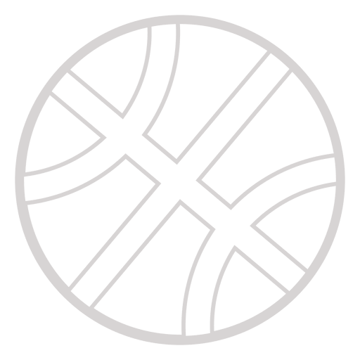 Basketball-Symbol PNG-Design