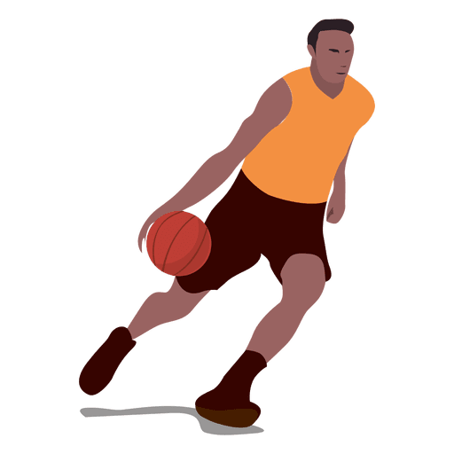 Basketball player cartoon PNG Design