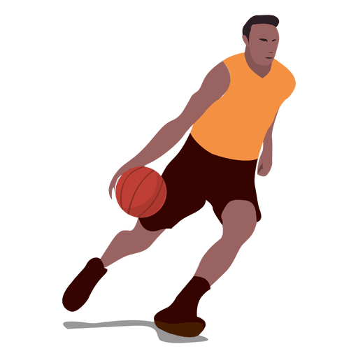 cartoon basketball player