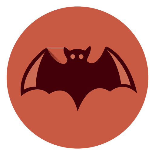 Bat circle icon Transparent PNG & SVG vector file