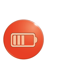 Icono de burbuja batterfy Diseño PNG