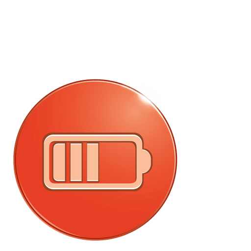 Batterieblasen-Symbol PNG-Design